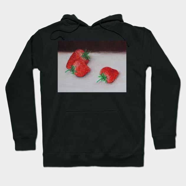 Strawberries Hoodie by AlexaZari